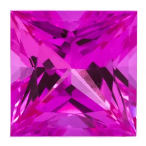 Princess Chatham Lab-Grown Pink Sapphire Gems