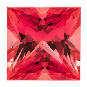 Princess FAB Lab-Grown Padparadscha Sapphire Gems