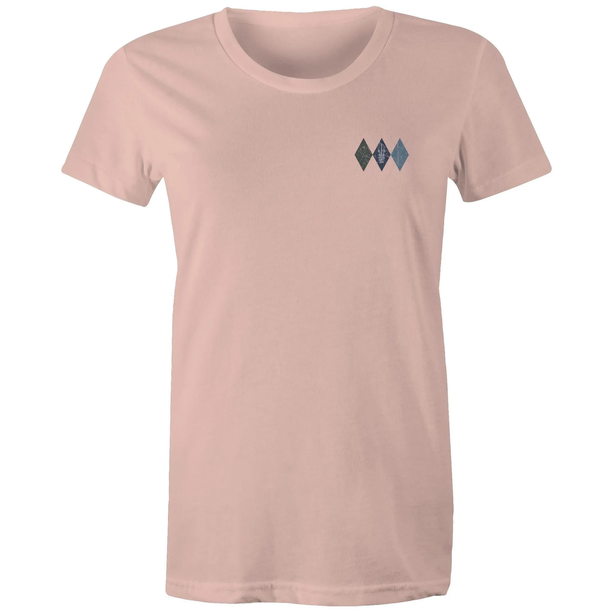 Proud Navy Nan (Argyle) Women's T-shirt