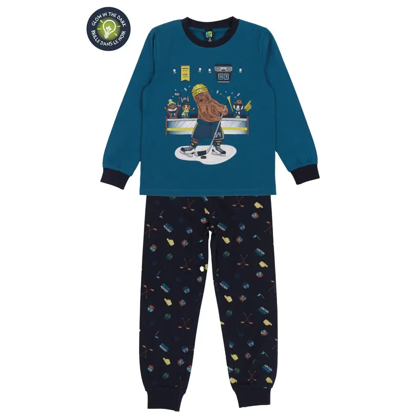 Pyjama Enfant Ours Bleu F24P05