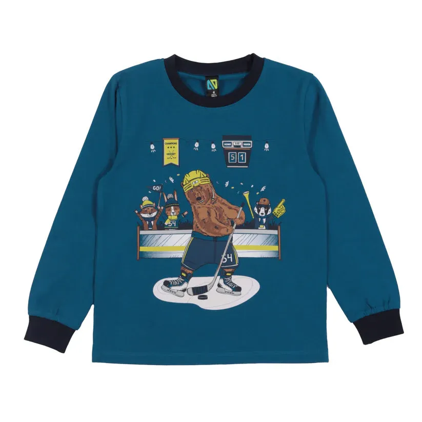 Pyjama Enfant Ours Bleu F24P05