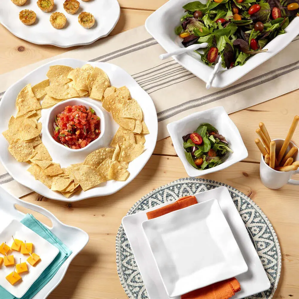 QSQUARED- CHIP AND DIP PLATTER