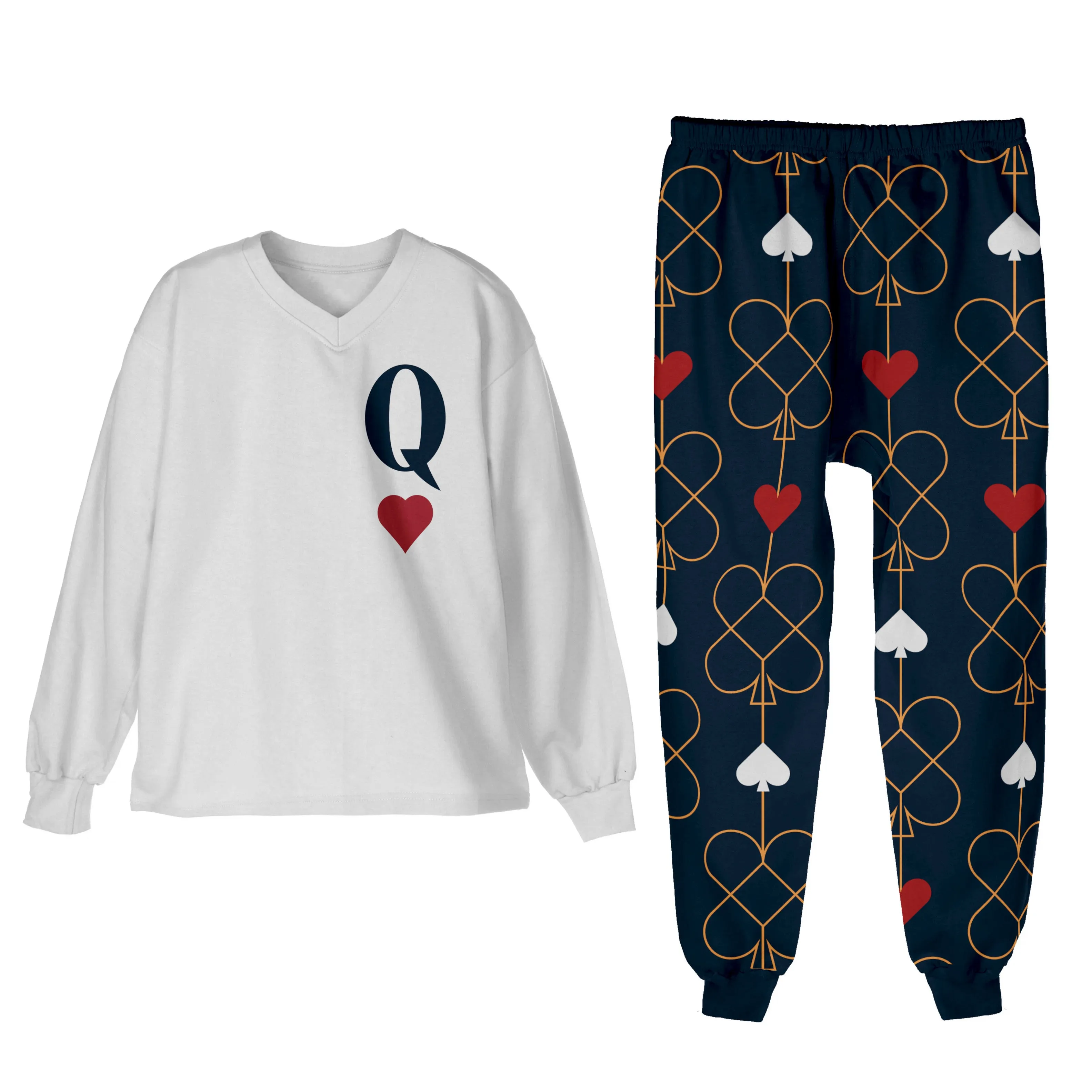 Queen of Hearts Matching Family Pajamas - (FINAL SALE)