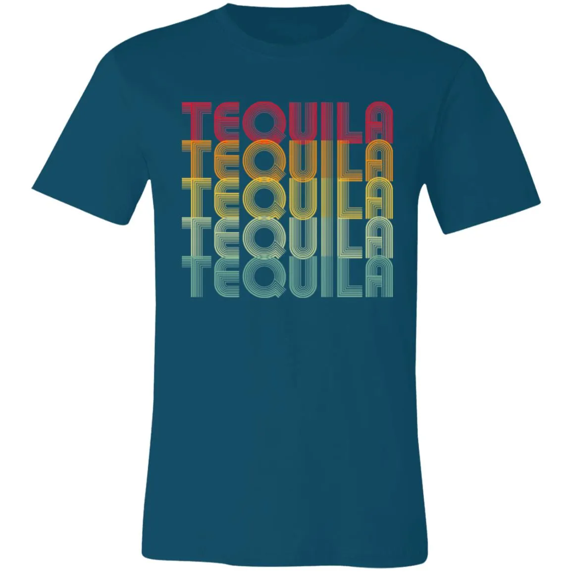 "Tequila - Tequila - Tequila - Tequila - Tequila" - Retro Classic Unisex Tee