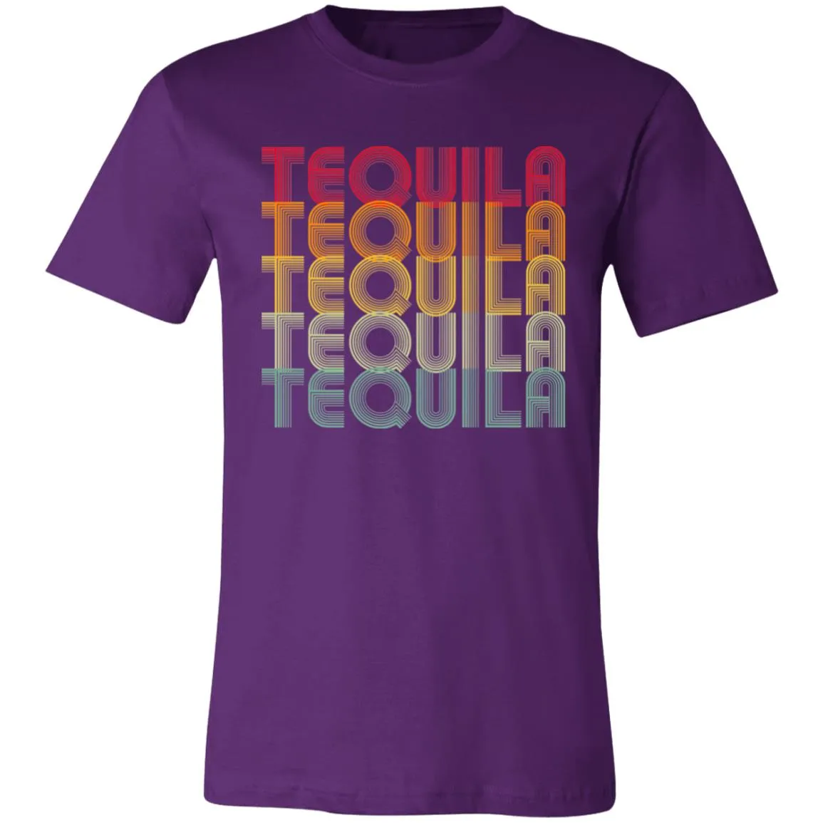 "Tequila - Tequila - Tequila - Tequila - Tequila" - Retro Classic Unisex Tee