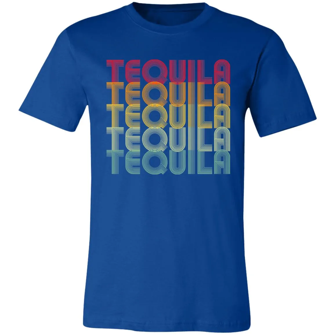 "Tequila - Tequila - Tequila - Tequila - Tequila" - Retro Classic Unisex Tee