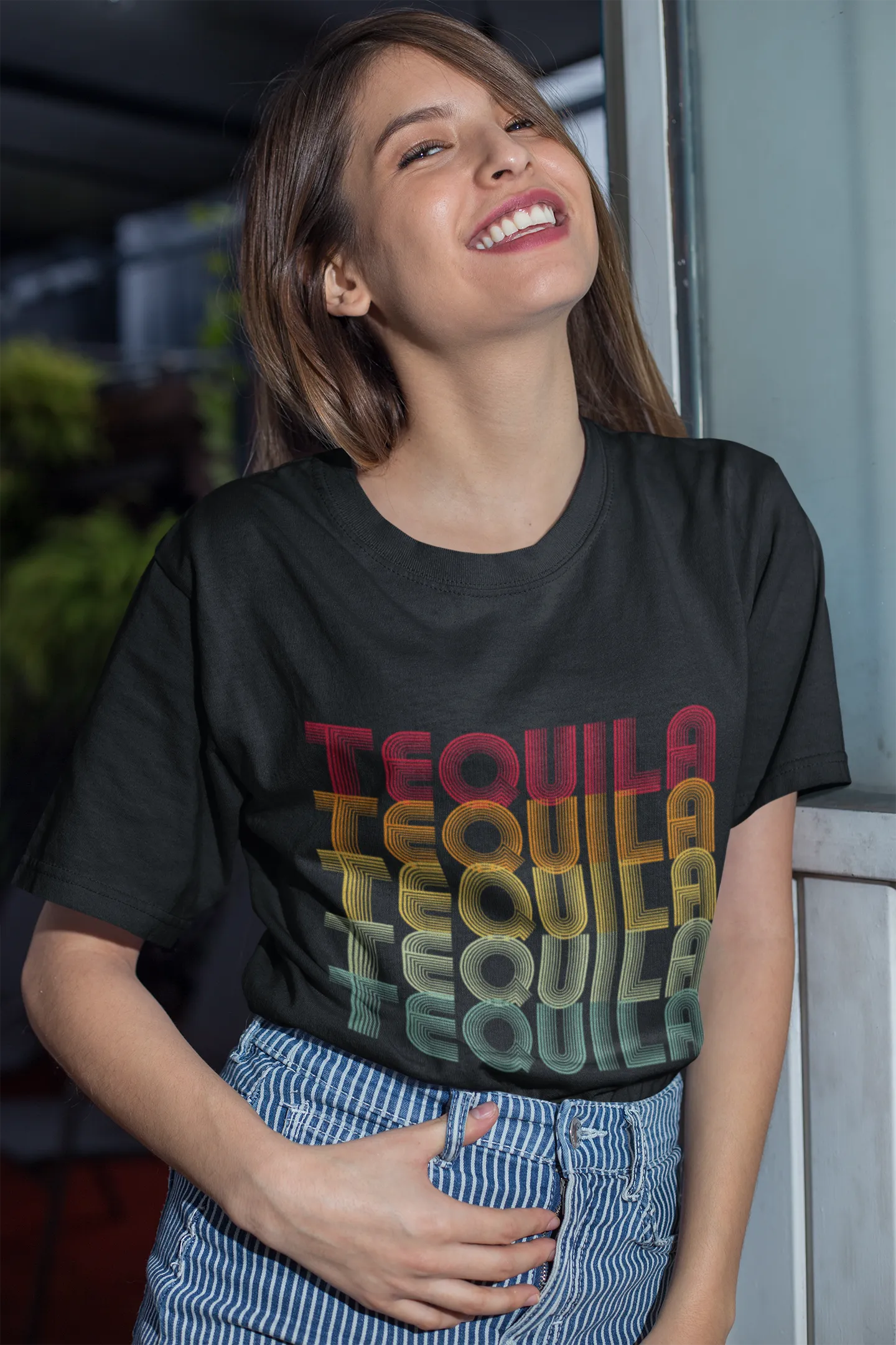 "Tequila - Tequila - Tequila - Tequila - Tequila" - Retro Classic Unisex Tee