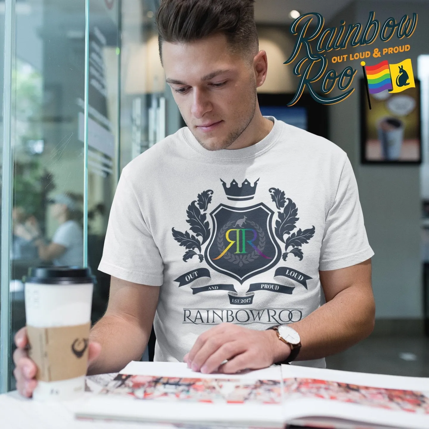 RainbowRoo Crest T-Shirt Unisex (LG033)