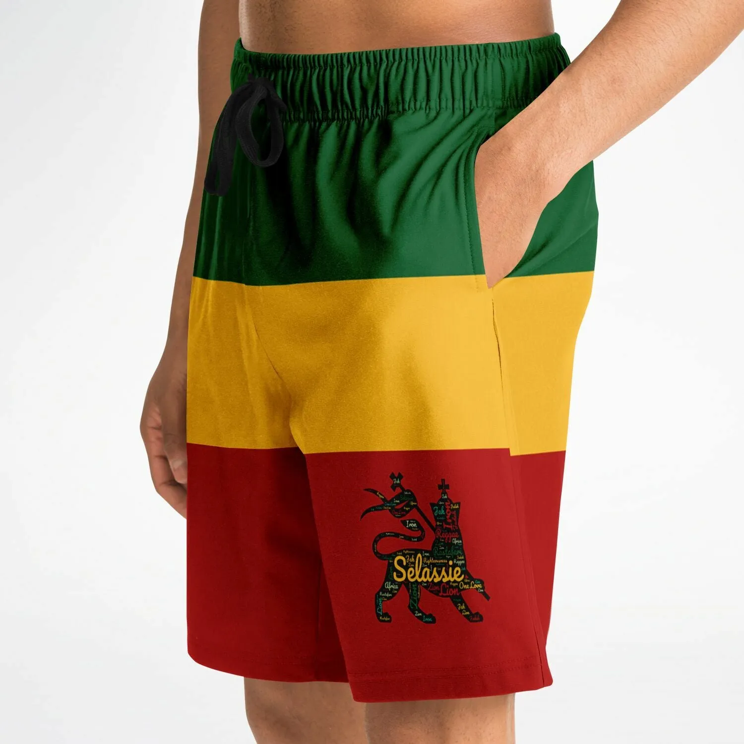 Rasta Athletic Shorts