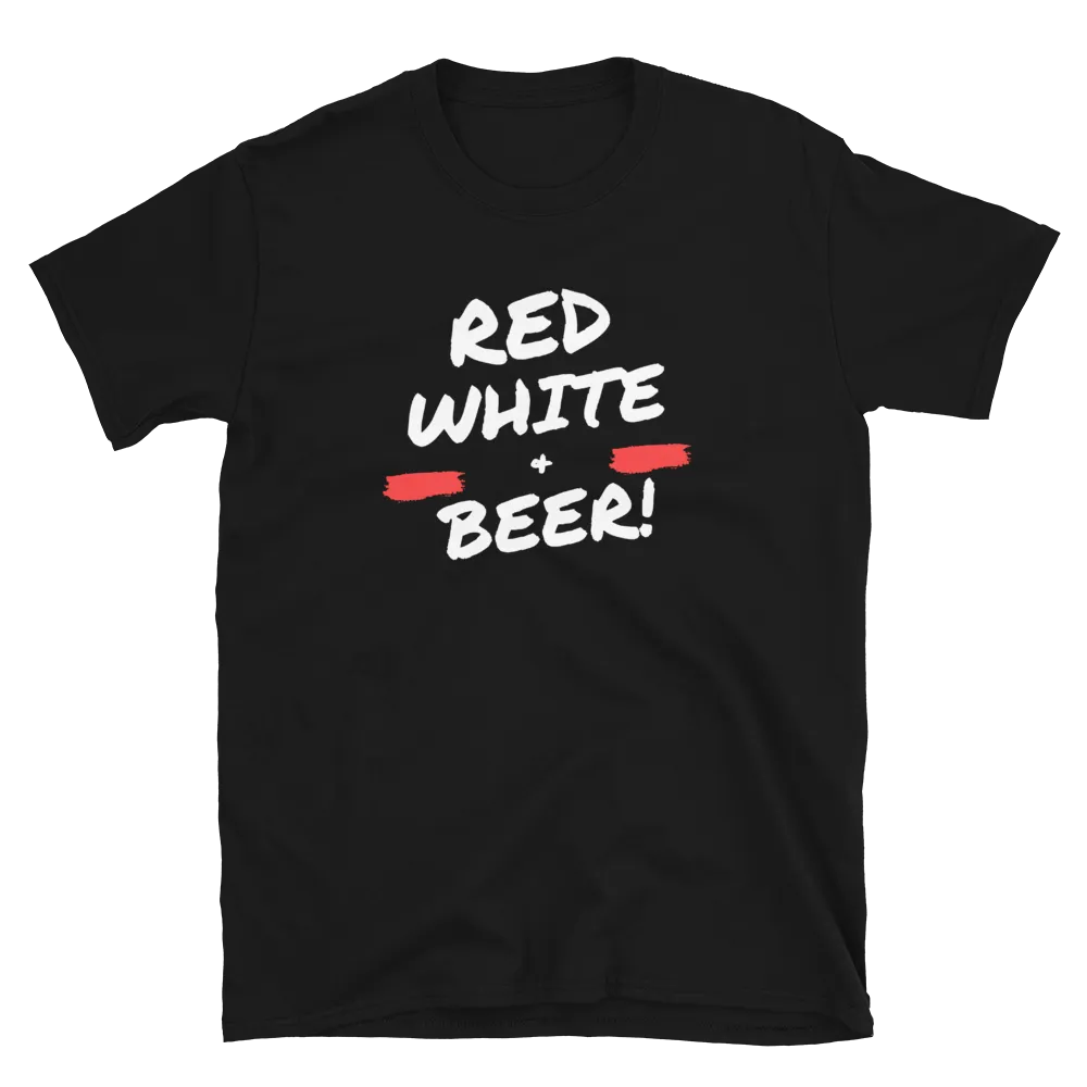 Red, White, & Beer - T-Shirt (Various Colors)