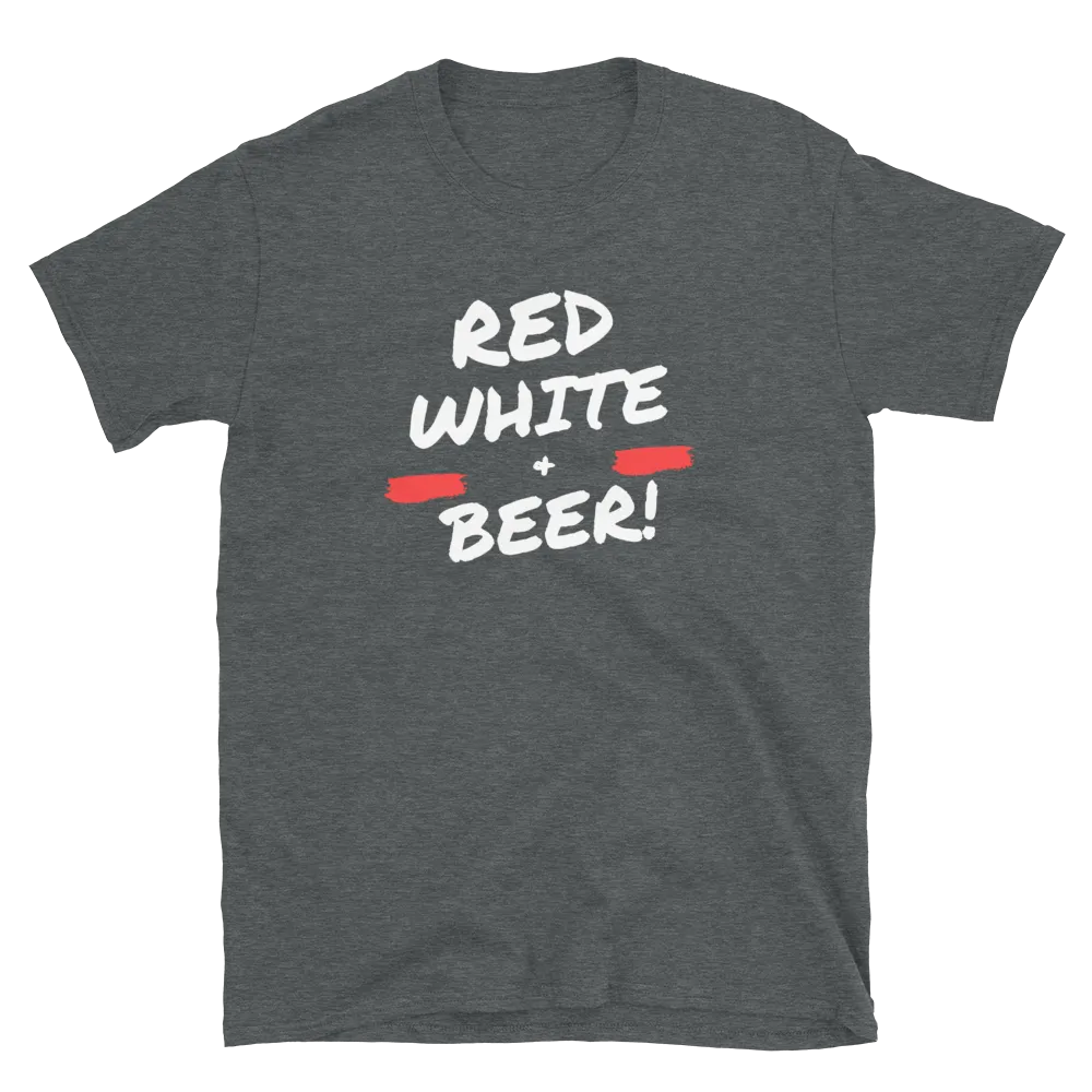 Red, White, & Beer - T-Shirt (Various Colors)