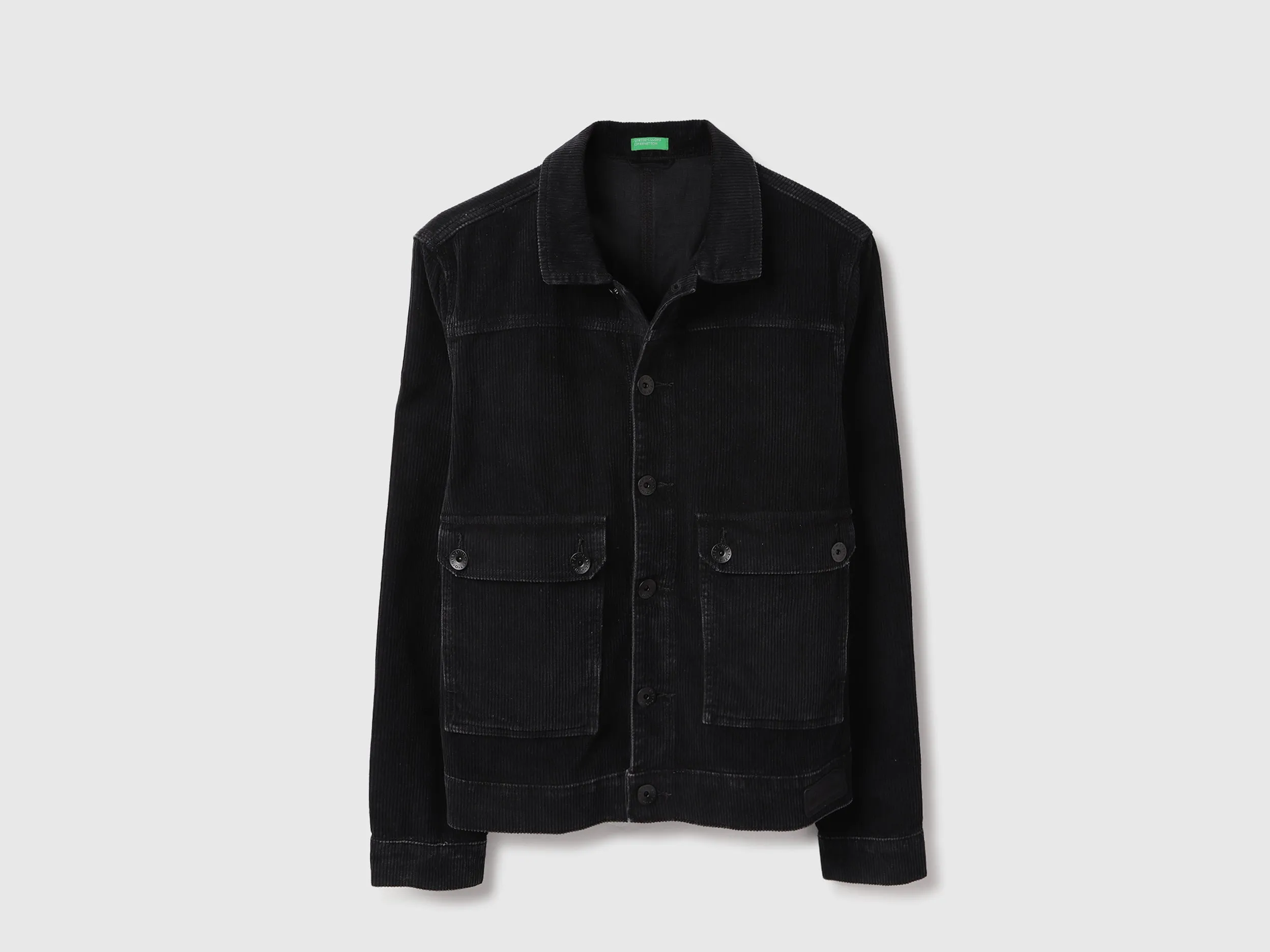Regular Fit Spread Collar Textured Jacket