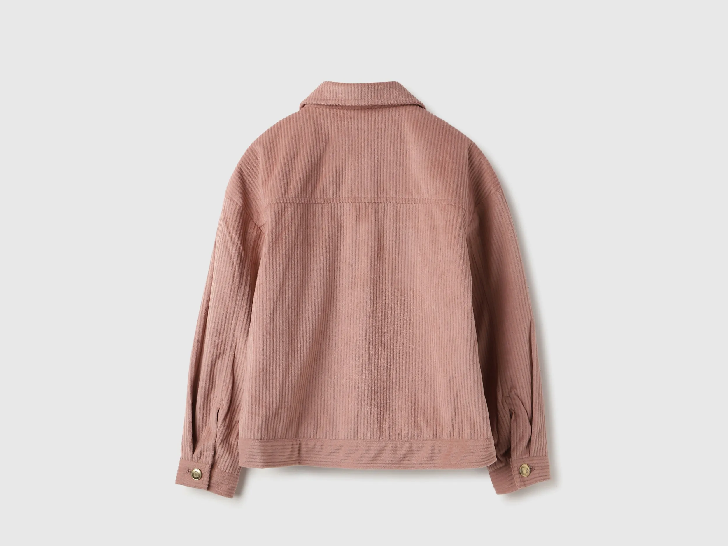 Regular Fit Spread Collar Textured Jacket