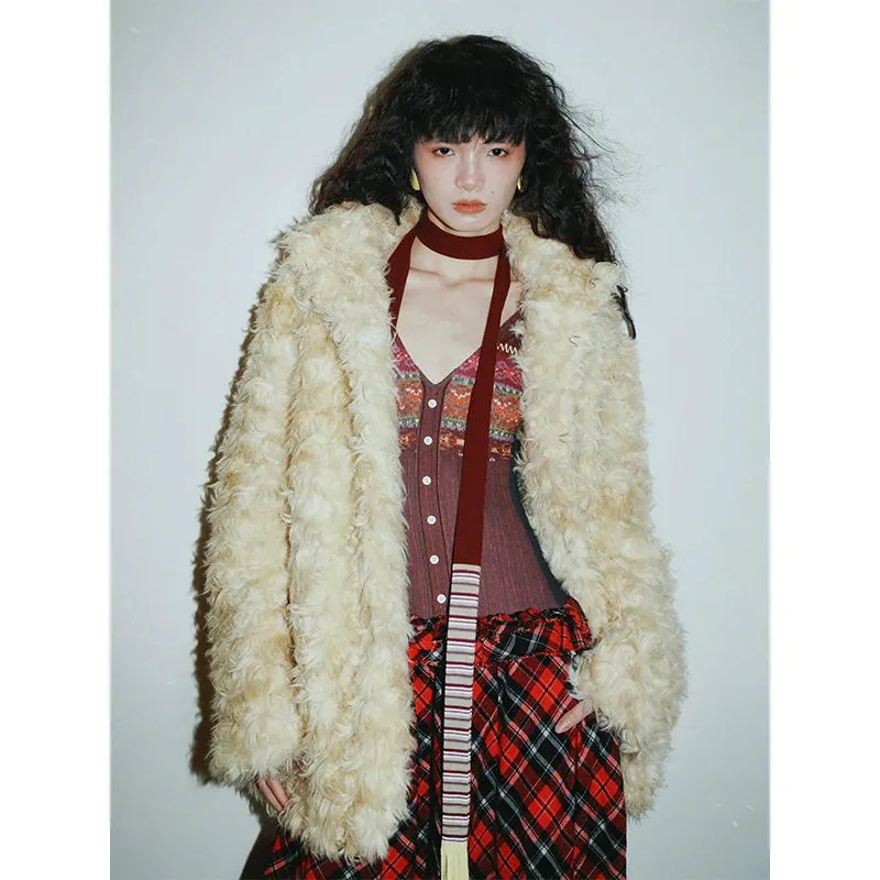 Retro Faux Fur Coat
