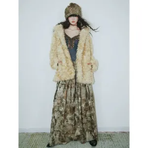 Retro Faux Fur Coat