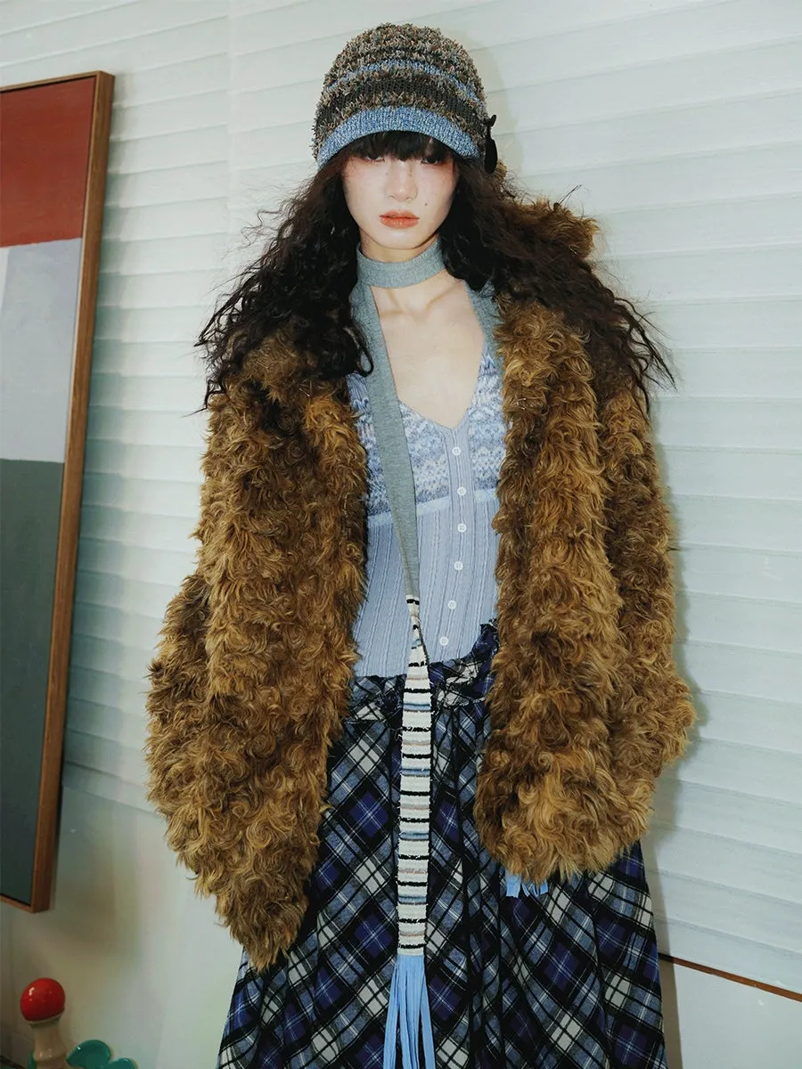Retro Faux Fur Coat