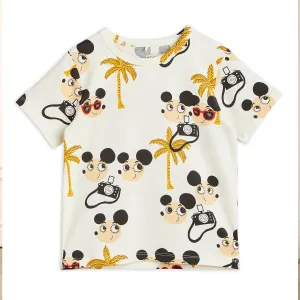 Ritzratz T-Shirt - Kurzarm mit All-Over Print aus 100% GOTS Bio Baumwolle