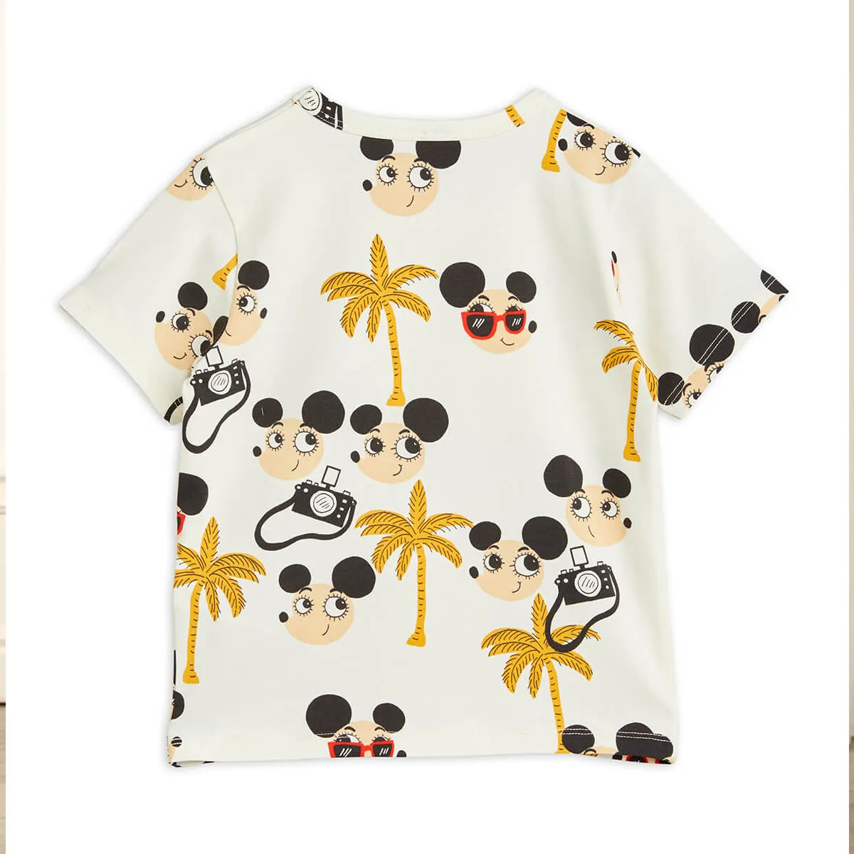 Ritzratz T-Shirt - Kurzarm mit All-Over Print aus 100% GOTS Bio Baumwolle