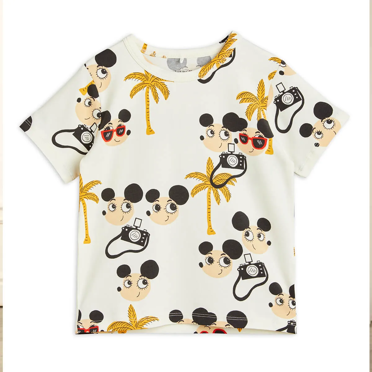 Ritzratz T-Shirt - Kurzarm mit All-Over Print aus 100% GOTS Bio Baumwolle