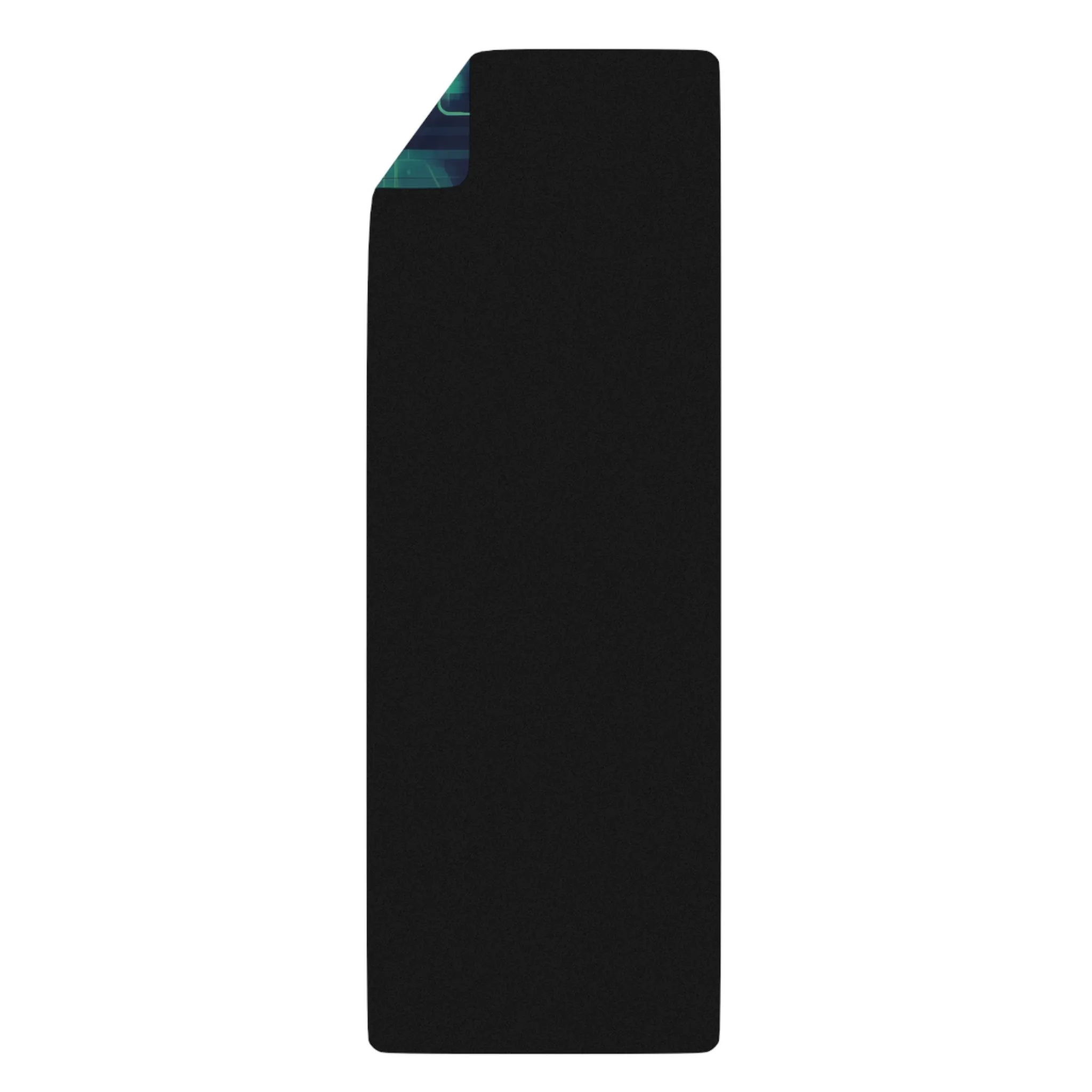 Rubber Yoga Mat- Annora Phalakasana Space Invader