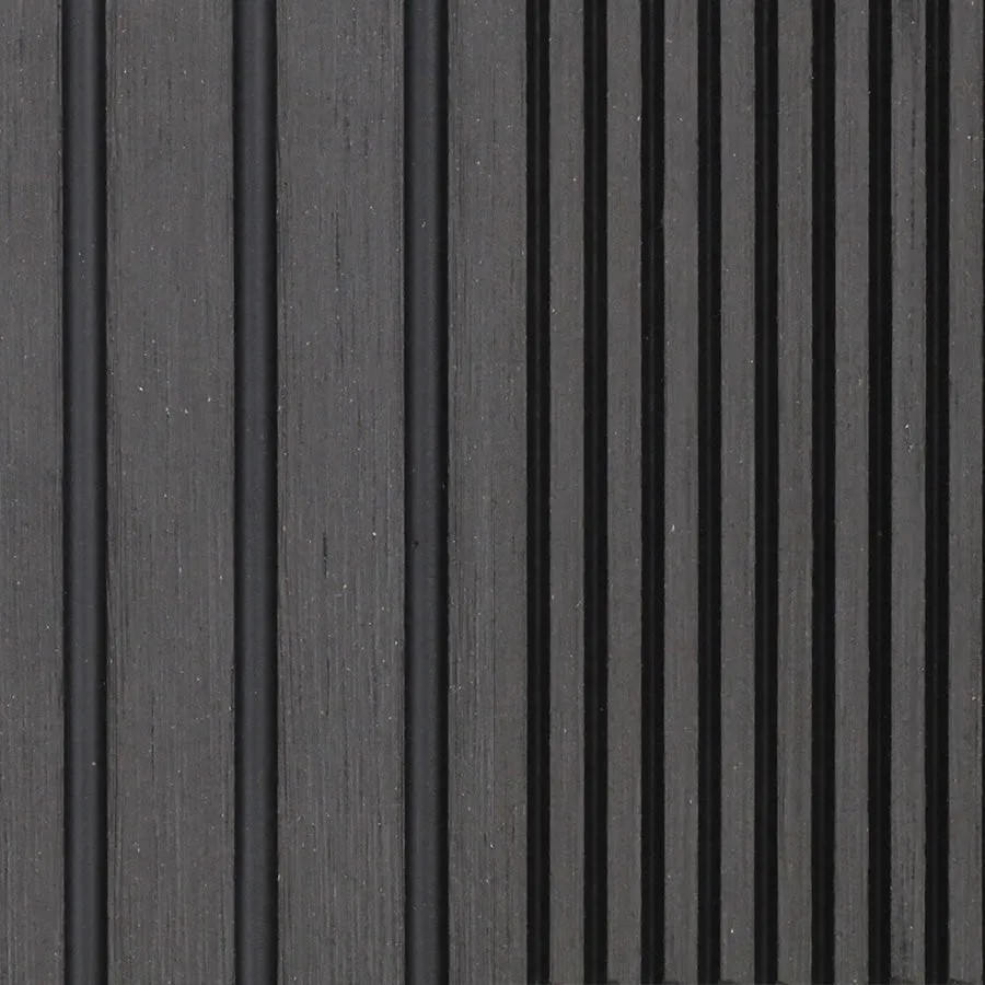 RYNO TerraceDeck Classic Grooved Reversible WPC Composite Decking Board - Charcoal (3.6m)