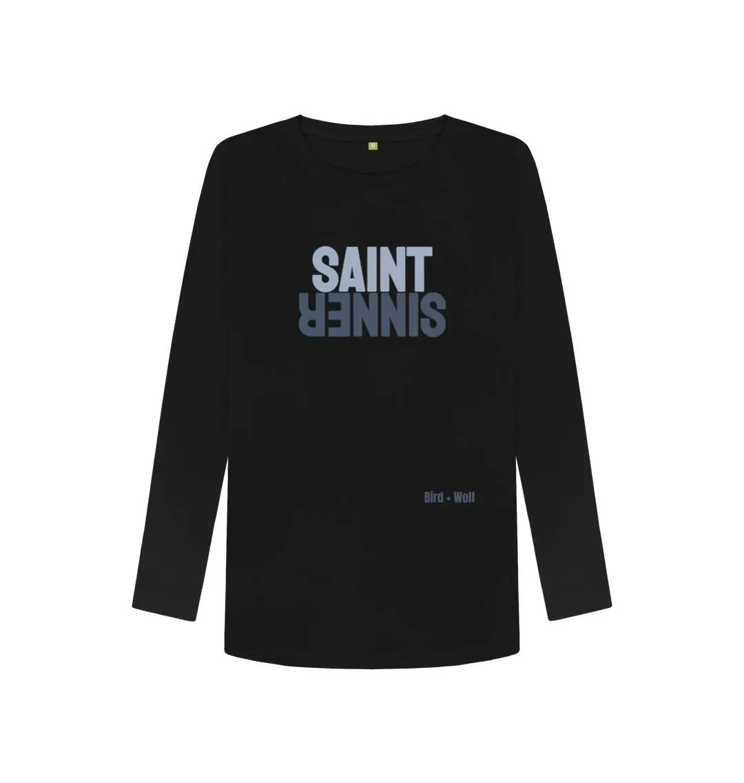 Saint Sinner Long Sleeve Tee (Two Tone)