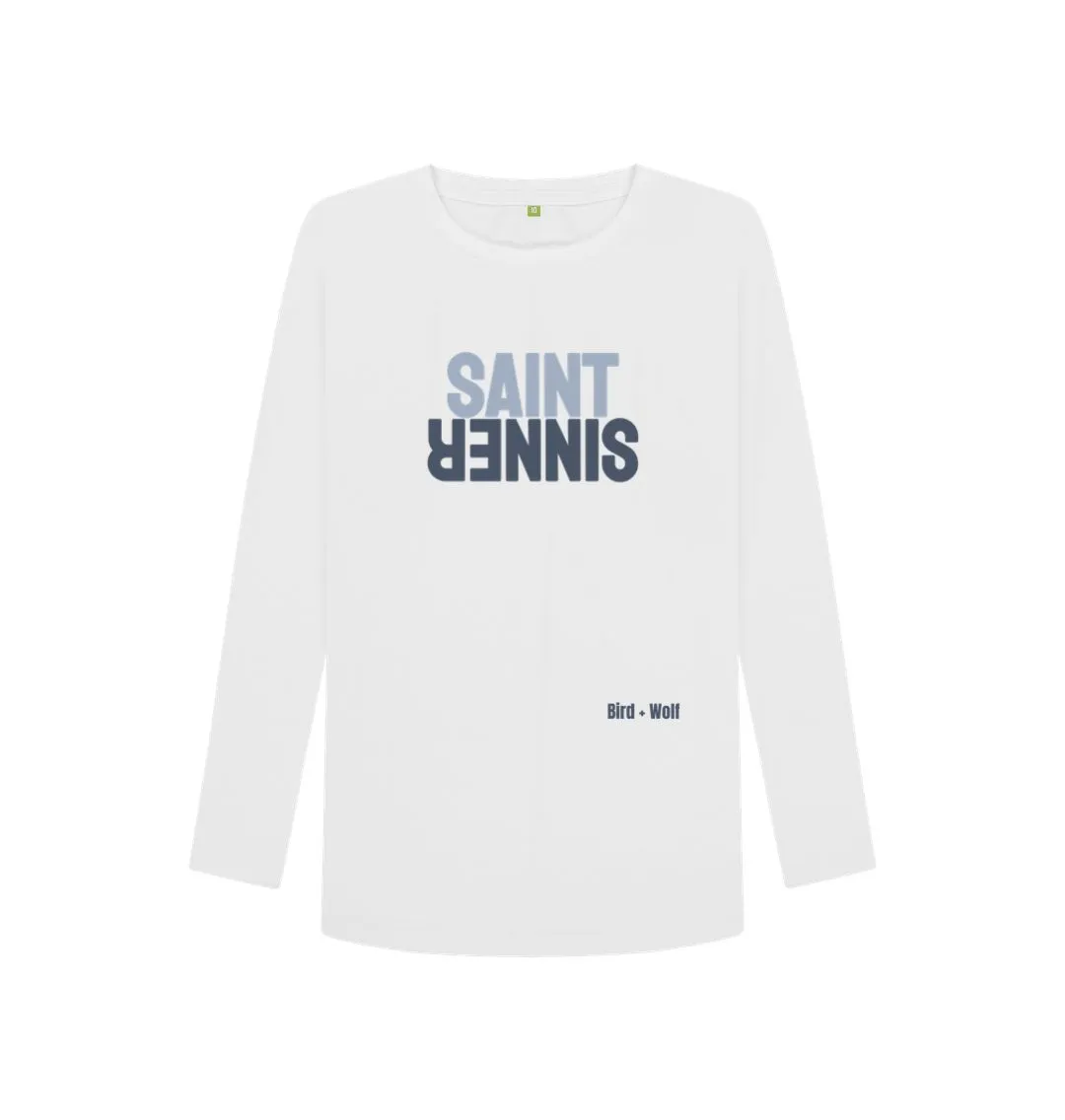 Saint Sinner Long Sleeve Tee (Two Tone)