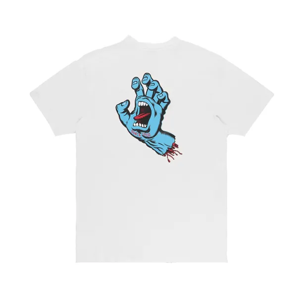 Santa Cruz - Screaming Hand T-Shirt - White