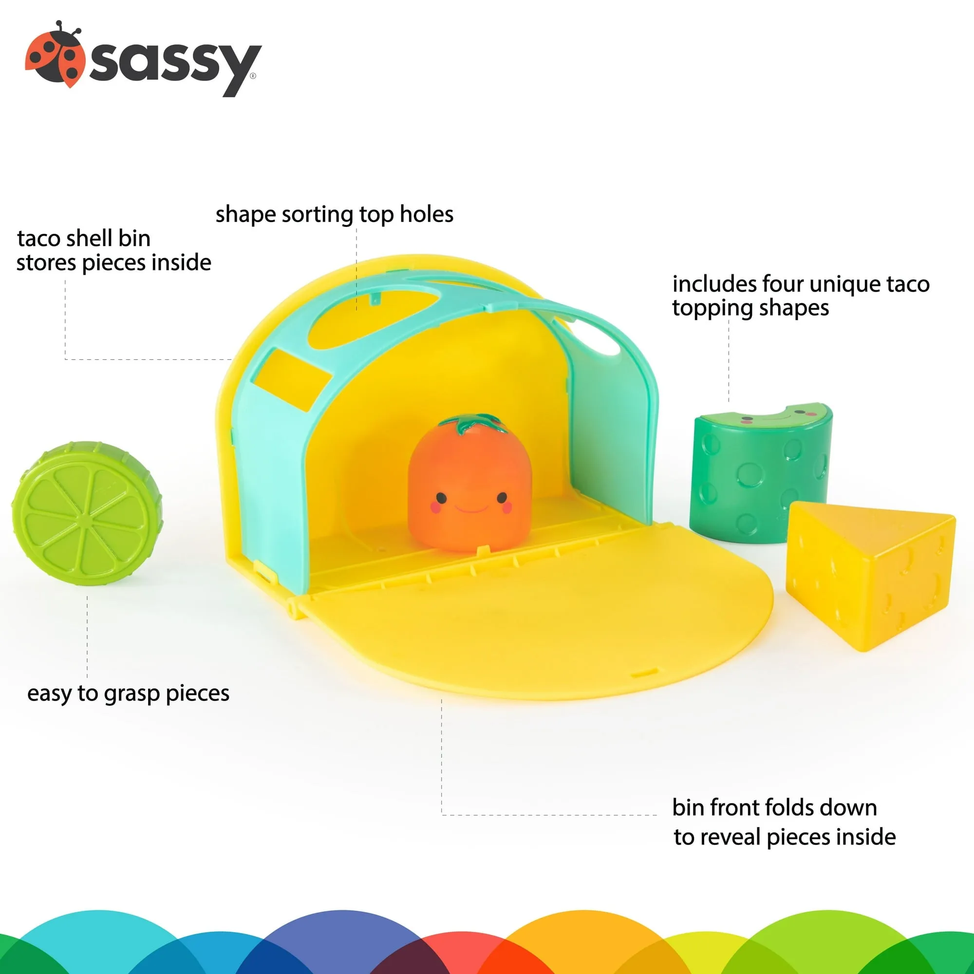 Sassy Baby Taco Takeout Shape Sorter
