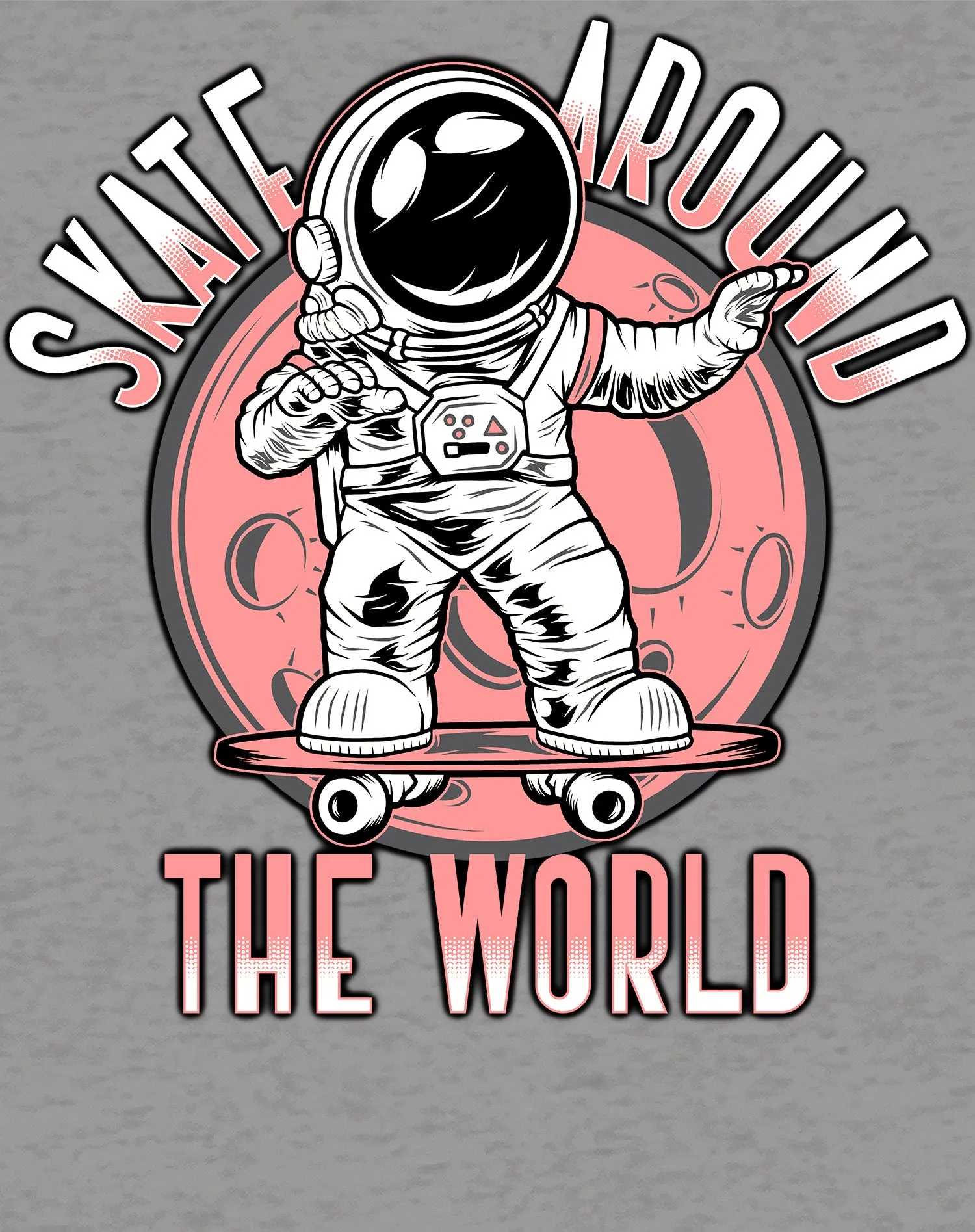 Science Space Race Skate Around World Astronaut Nerd Geek Official Youth T-shirt
