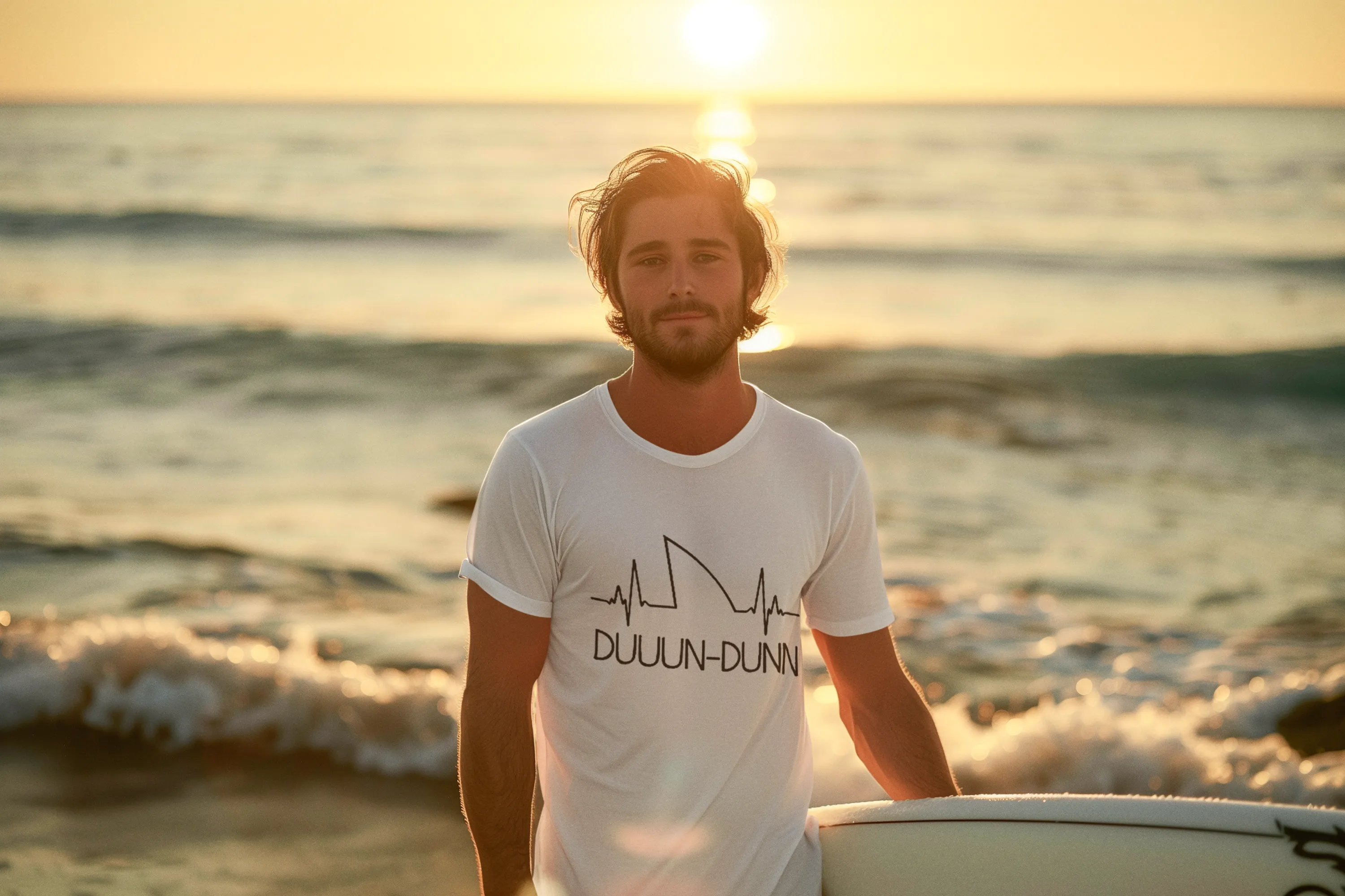 Scuba diving T-Shirt for Men | Heartbeat for Shark Lovers