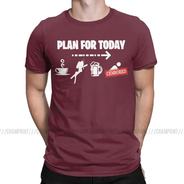Scuba diving T-Shirt for Men | Plan for Today