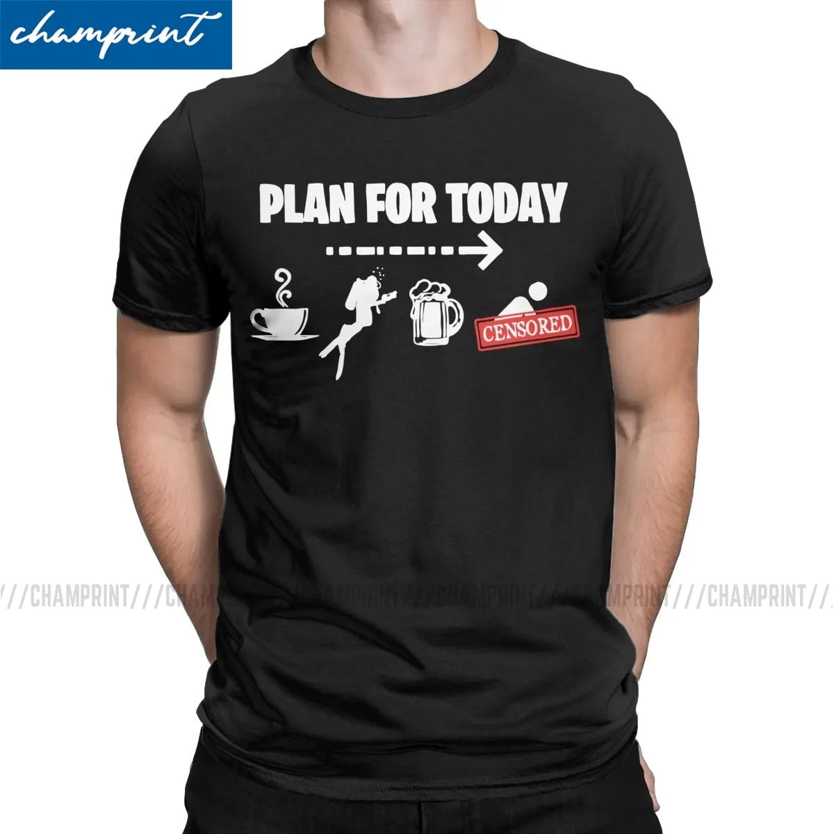 Scuba diving T-Shirt for Men | Plan for Today
