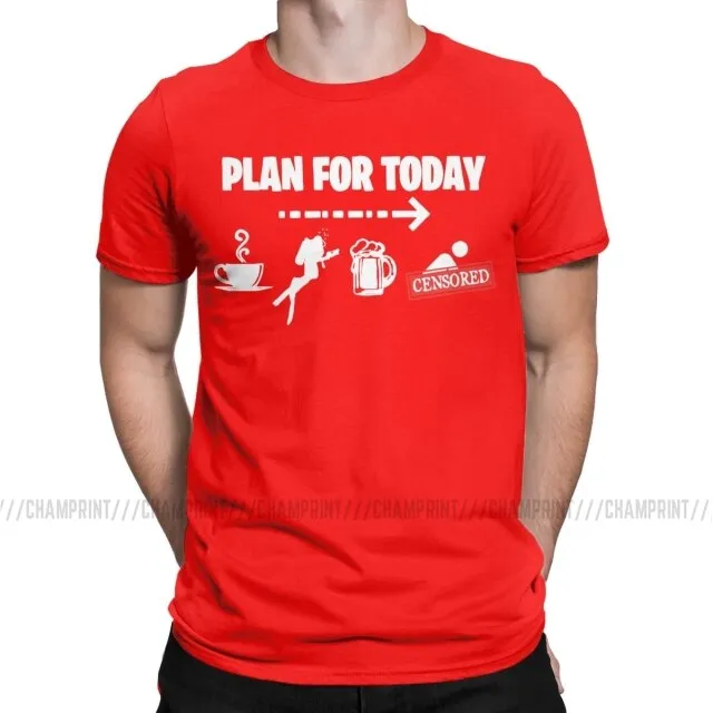 Scuba diving T-Shirt for Men | Plan for Today