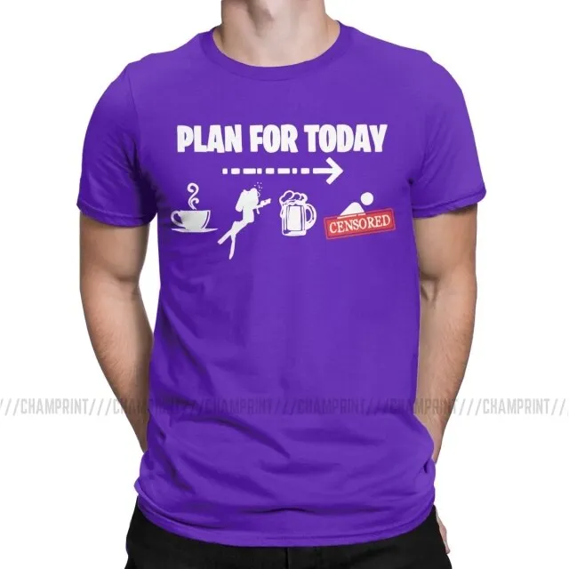 Scuba diving T-Shirt for Men | Plan for Today