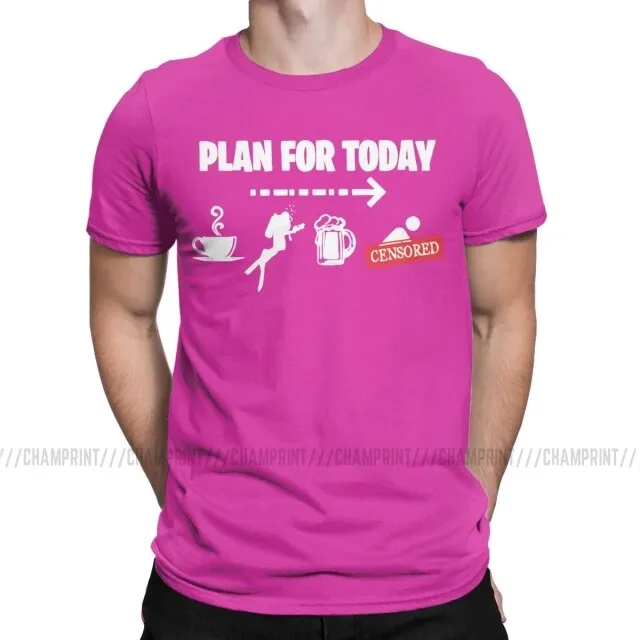 Scuba diving T-Shirt for Men | Plan for Today