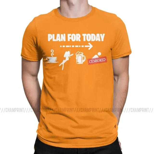 Scuba diving T-Shirt for Men | Plan for Today