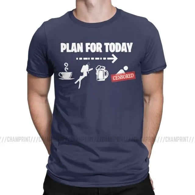 Scuba diving T-Shirt for Men | Plan for Today