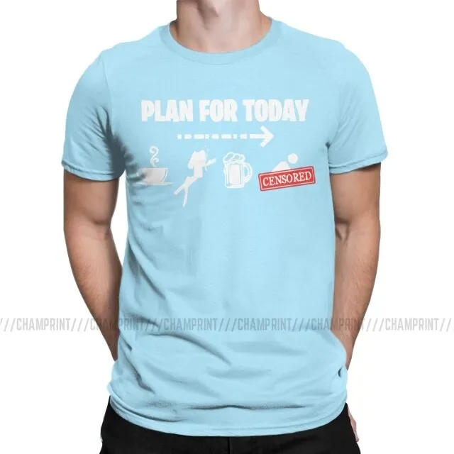 Scuba diving T-Shirt for Men | Plan for Today