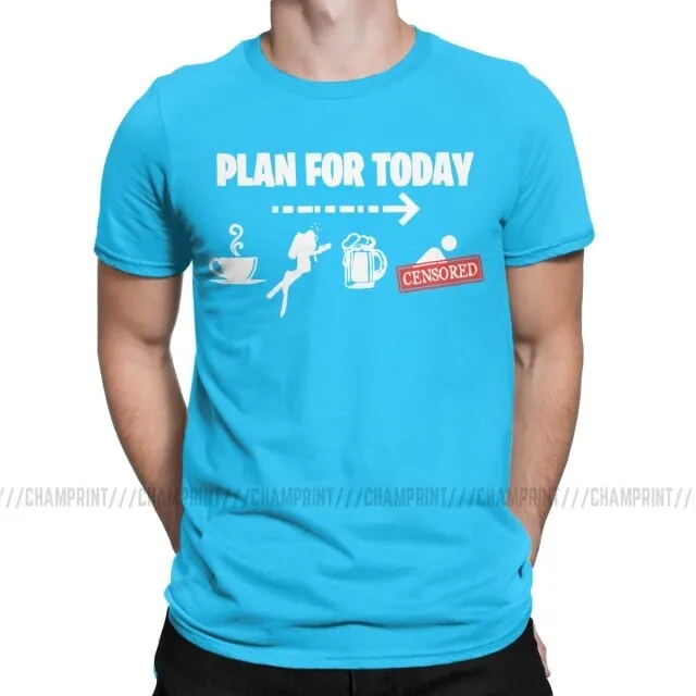 Scuba diving T-Shirt for Men | Plan for Today