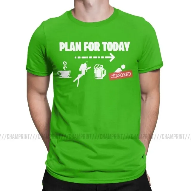 Scuba diving T-Shirt for Men | Plan for Today