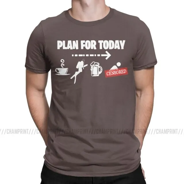 Scuba diving T-Shirt for Men | Plan for Today