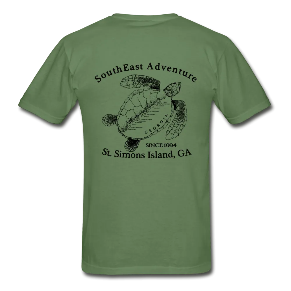 SEA Turtle Logo Gildan Ultra Cotton Adult T-Shirt