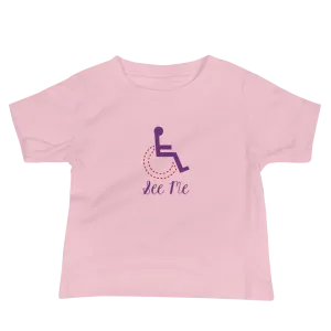 See Me (Not My Disability) Baby Girl White/Pink Shirts
