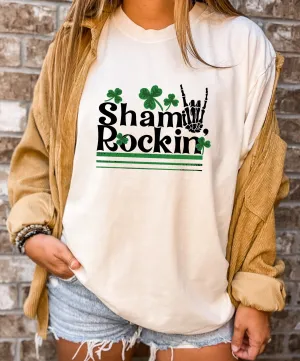 Sham Rockin t-shirt, Funny Womens St Patricks shirt, Saint Patricks Day Tee, St Pattys Parade, Day Drinking Tee, Shamrock tee