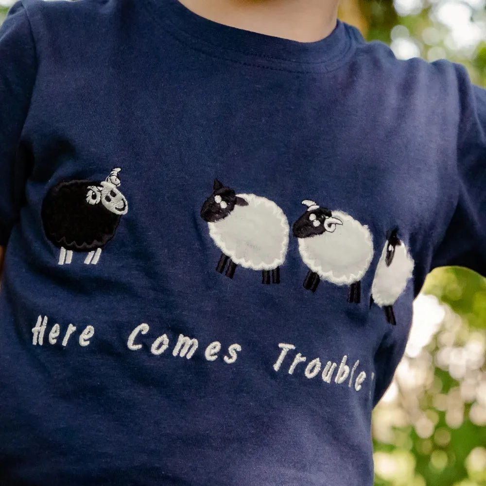 Sheep Navy T-shirt