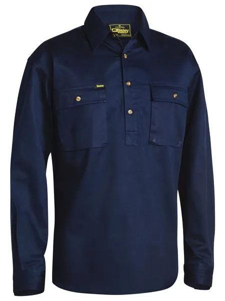 Shirt Bisley Closed Drill 190g Green L