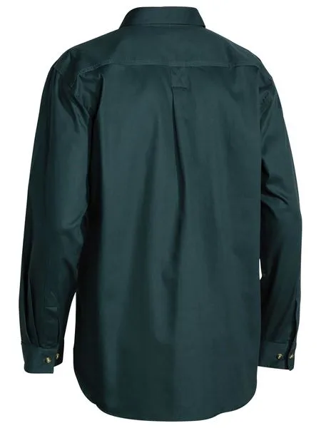 Shirt Bisley Closed Drill 190g Green L