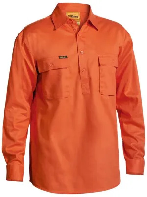 Shirt Bisley Closed Drill 190g Green L