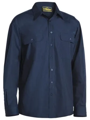 Shirt Bisley Permanent PreSS Poly/Cotton 110g Sky Blue M
